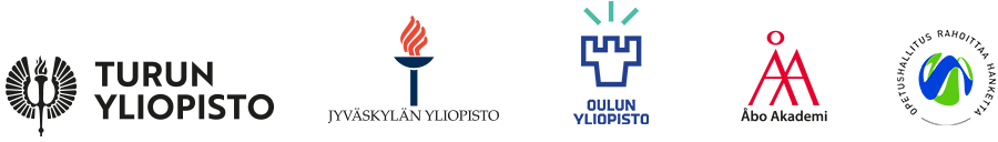 Turun, Jyväskylän, Oulun, Åbo Akademin ja OPH:n logot